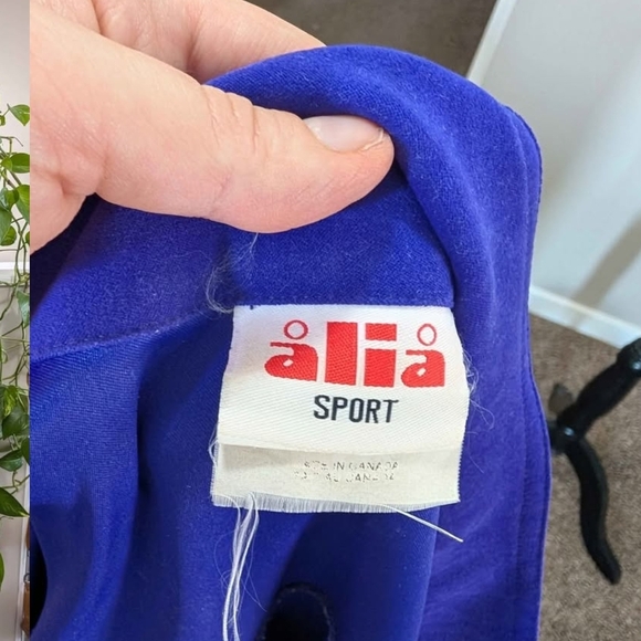 4/$20 Vintage Alia Deep Purple Long Sleeve Shirt Jacket Size 12 - Picture 2 of 4